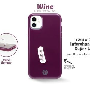 iPhone 11 Loopy Case Wine Righty